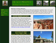 Tablet Screenshot of desertmarmot.com